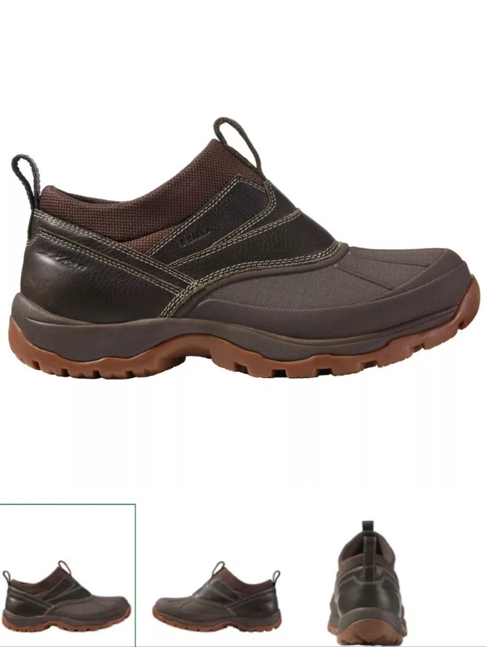 L.L Bean Men's Storm Chaser 5 Slip-On Outdoor Shoe - Brown Size 10.5 Gorpcore